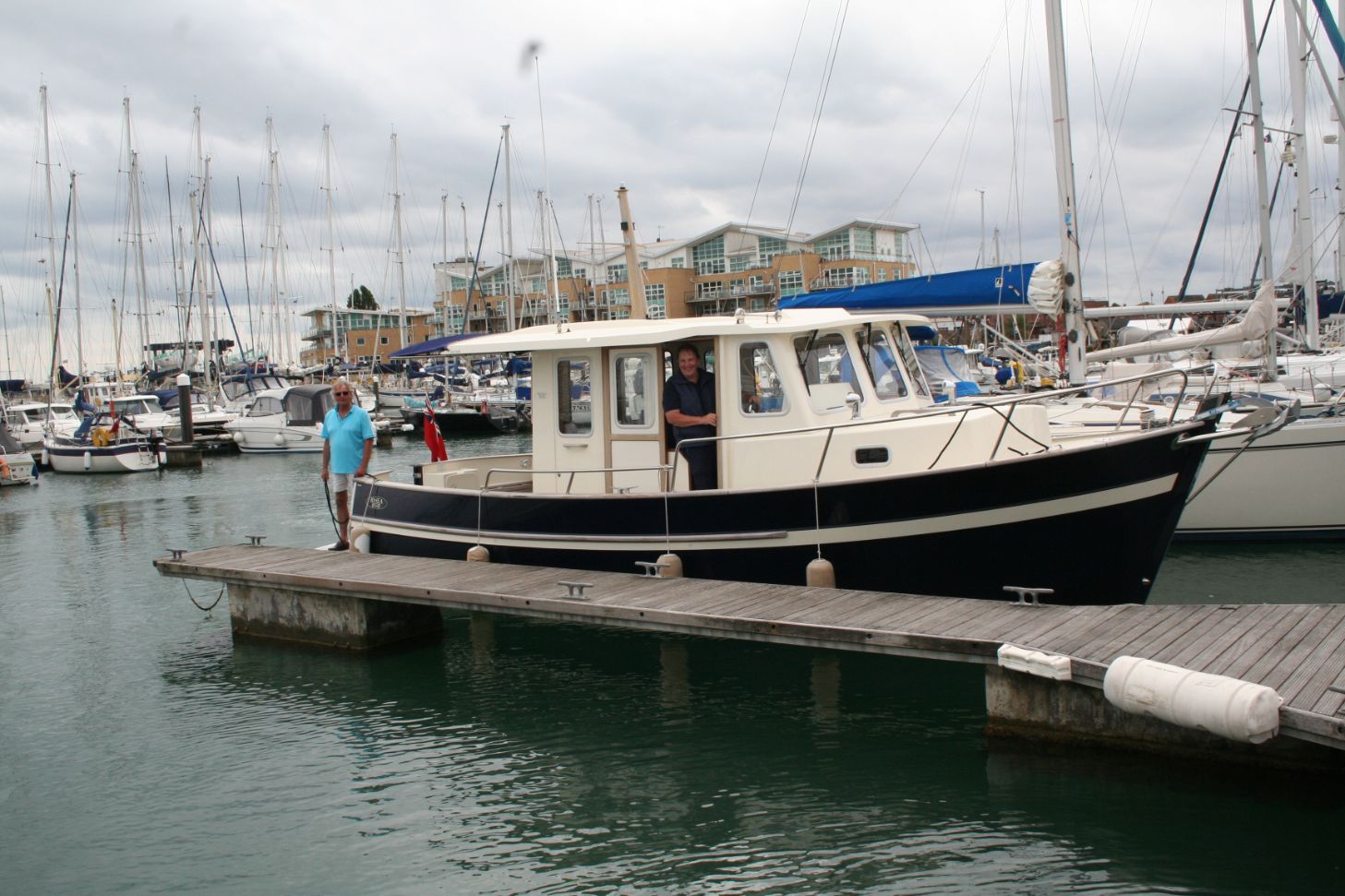 Yarmouth to Gosport. 18th July Boat Around Britain